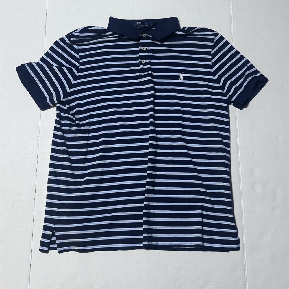 Ralph Lauren Polo in Navy and White Stripes men’s large